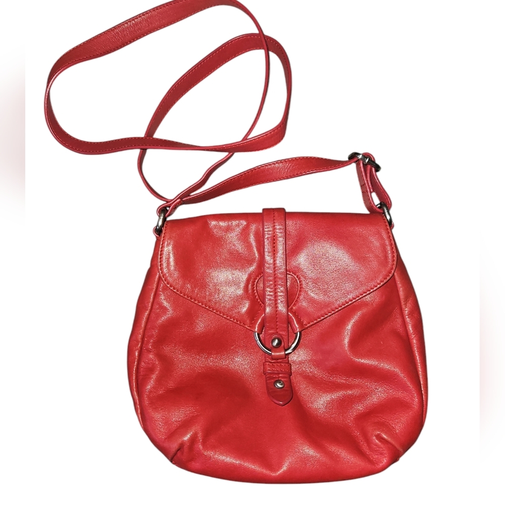Danier Leather Flap Crossbody Bag
